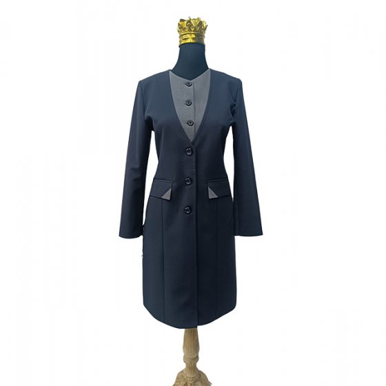 مانتو شلوار اداری جلیقه ای 1713