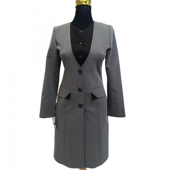 مانتو شلوار اداری جلیقه ای 1713