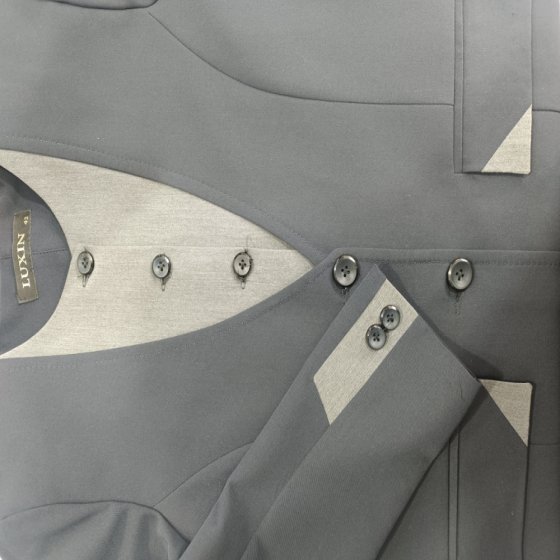 مانتو شلوار اداری جلیقه ای 1713