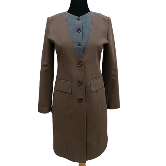 مانتو شلوار اداری جلیقه ای 1713