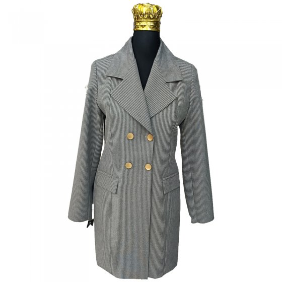 مانتو شلوار 4 دکمه شاینا فاستونی دیپلمات کد1742