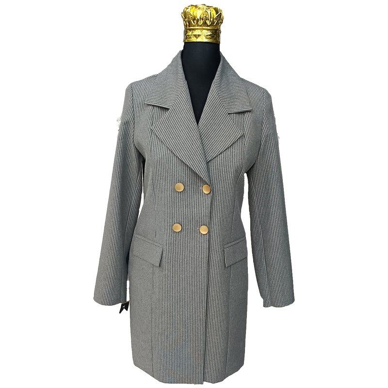 مانتو شلوار 4 دکمه شاینا فاستونی دیپلمات کد1742