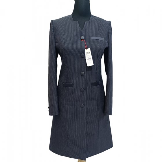 مانتو شلوار اداری فاستونی دیپلمات جیب ساتن کد1962