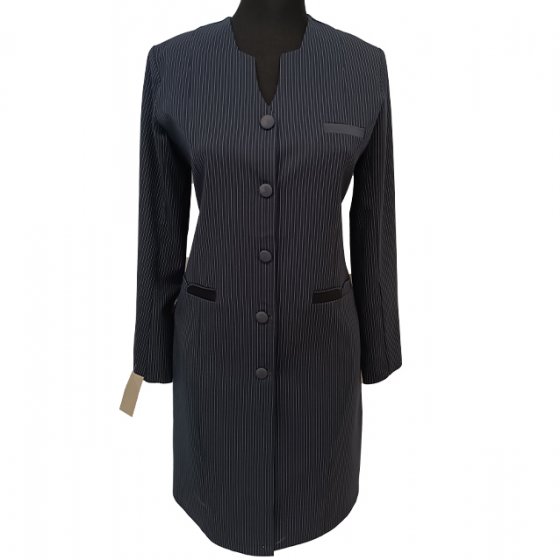 مانتو شلوار اداری ترک دیپلمات یقه خشتی کد1697