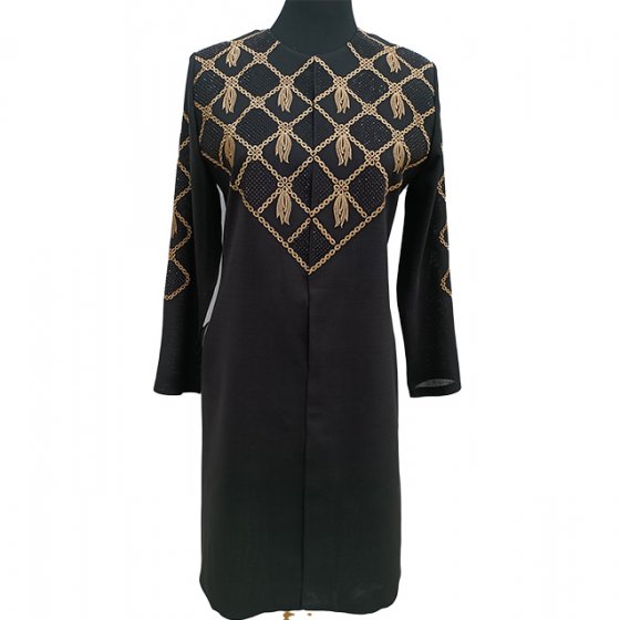 مانتو کرپ مجلسی لوزی کد1790