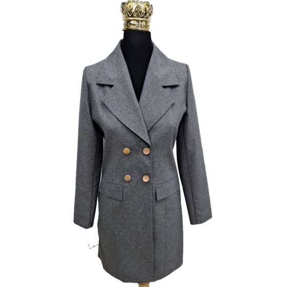 مانتو شلوار چهار دکمه فاستونی ساده 1792