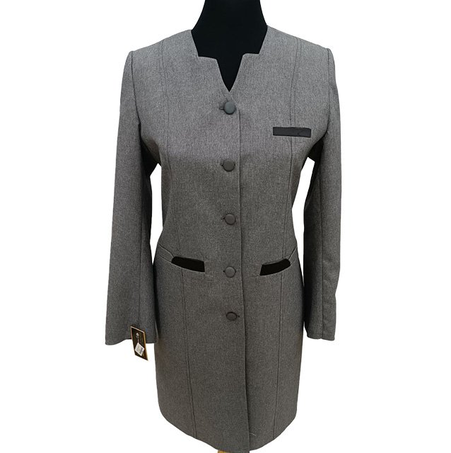 مانتو شلوار یقه خشتی فاستونی کد1801