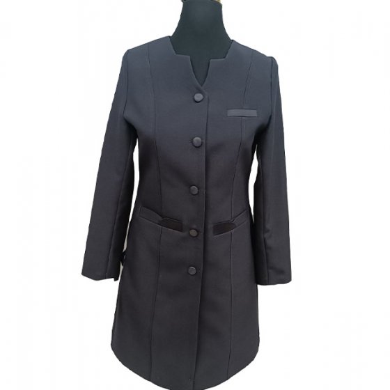 مانتو شلوار یقه خشتی فاستونی کد1801