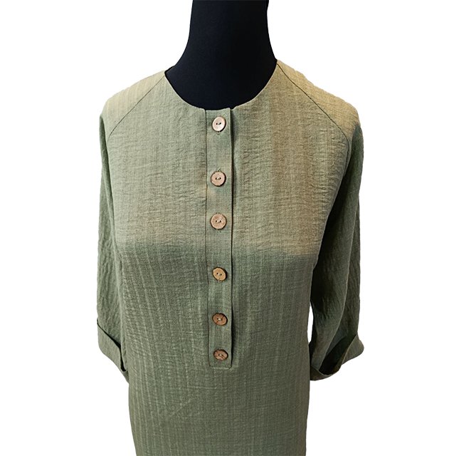 صوفیا دکمه چوبی جلو بسته (سامانتا) کد1434