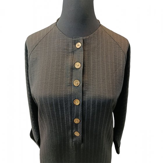 صوفیا دکمه چوبی جلو بسته (سامانتا) کد1434